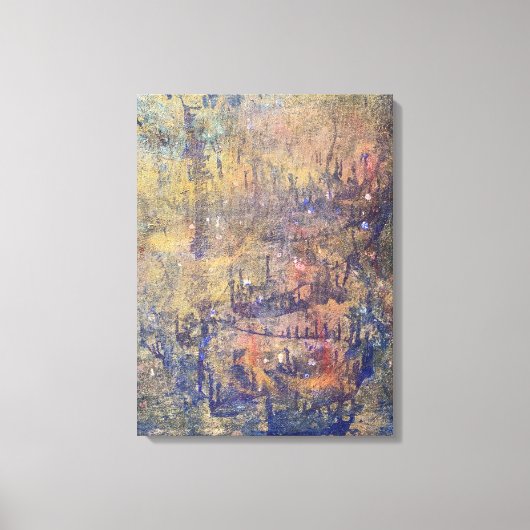 De boten in de storm Acrylprint Canvas Afdruk (Voorkant)