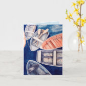 De Boten van de rij Kaart (Gele Bloem)