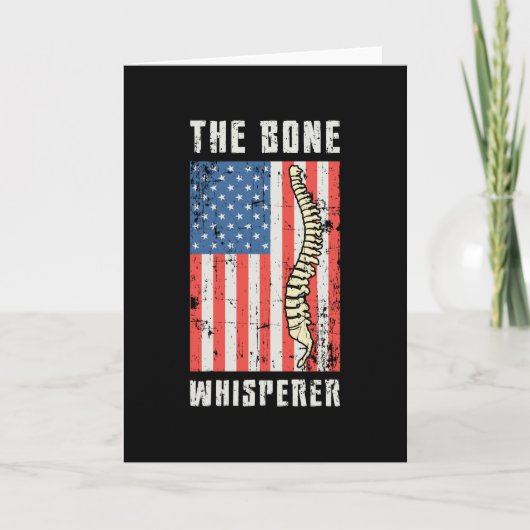 De botkruidenchiropractor-ruggengraat kaart (Voorkant)