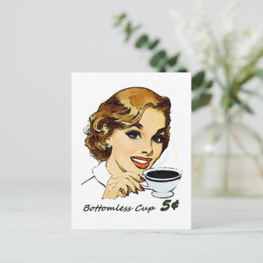 De botteloze beker briefkaart (Staand voorkant)