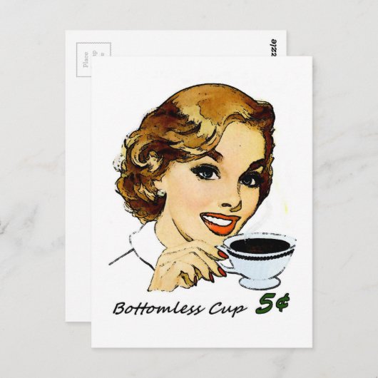 De botteloze beker briefkaart (Voorkant / Achterkant)