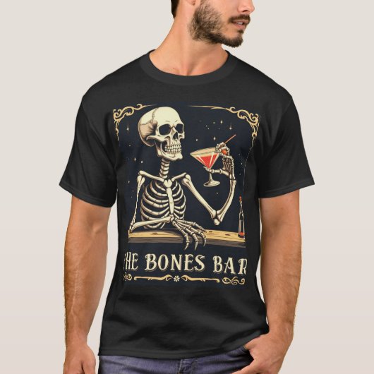 De Botten Bar - Spooky en Fun T-shirt (Voorkant)