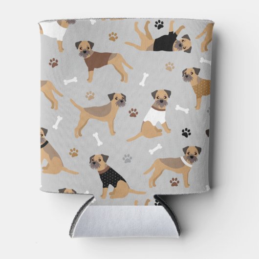 De Botten van de Terrier van de grens en de Koelbo Blikjeskoeler (Voorkant)
