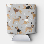 De Botten van de Terrier van de grens en de Koelbo Blikjeskoeler (Achterkant)