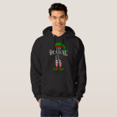 De Bougie Elf Funny Matching Familie Kerstmis Gif Hoodie (Voorkant volledig)