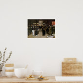 De Boulevard bij nacht Poster (Keuken)