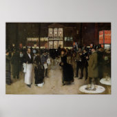 De Boulevard bij nacht Poster (Voorkant)