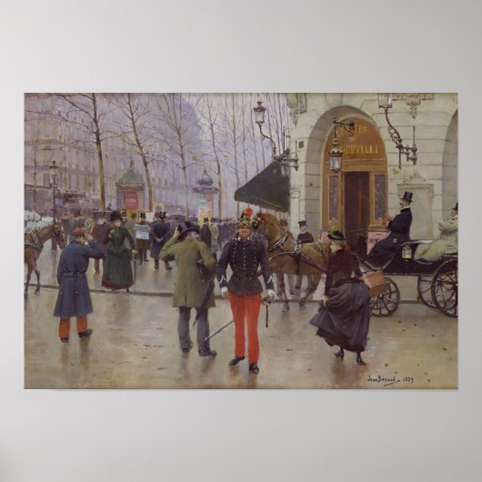 De Boulevard des Capucines Poster (Voorkant)