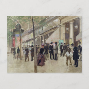 De Boulevard Montmartre Briefkaart