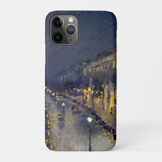 De Boulevard Montmartre in Night Pissarro Case-Mate iPhone Case (Achterkant)