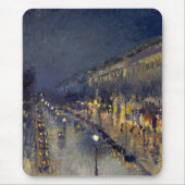 De Boulevard Montmartre in Night Pissarro Muismat (Voorkant)