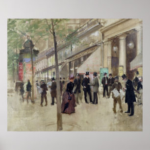 De Boulevard Montmartre Poster