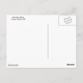 De Boulevard van de oever, Corpus Christi, TX Briefkaart (Achterkant)