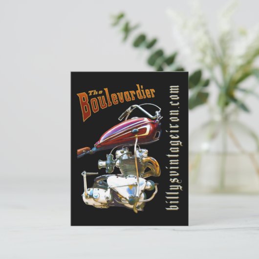 De Boulevardier Briefkaart (Staand voorkant)