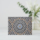 De Bounania Medersa, Fez Marokko Briefkaart (Staand voorkant)