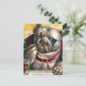 De Bouncer Dog Briefkaart (Staand voorkant)