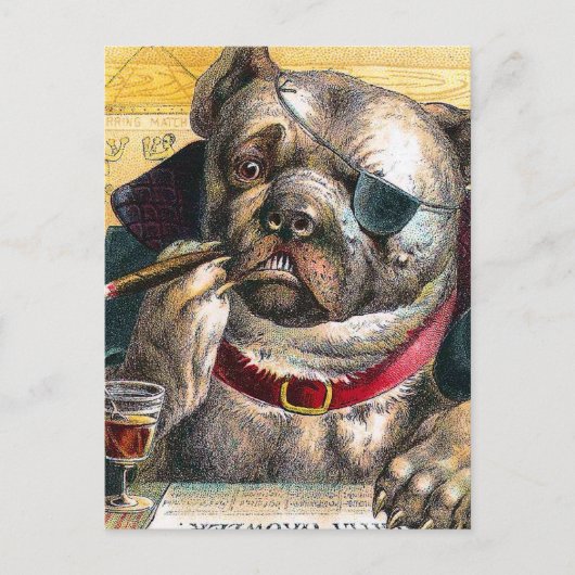 De Bouncer Dog Briefkaart (Voorkant)