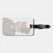 De Bounder Fox Print Bagagelabel (Achterkant horizontaal)