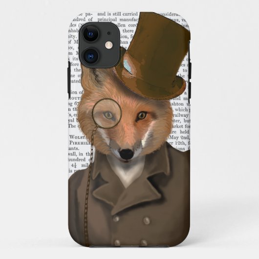 De Bounder Fox Print Case-Mate iPhone Case (Achterkant)
