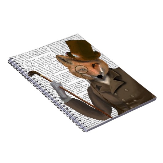De Bounder Fox Print Notitieboek (Rechterzijde)