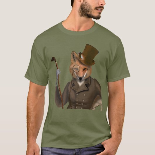 De Bounder Fox Print T-shirt (Voorkant)