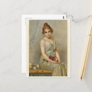 De Bouquet van Vittorio Matteo Corcos Briefkaart