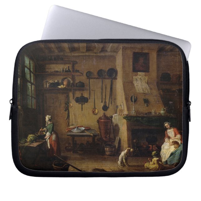 De Bourgeois Kitchen Laptop Sleeve (Voorkant)