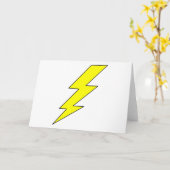 De Bout van de bliksem Kaart (Gele Bloem)