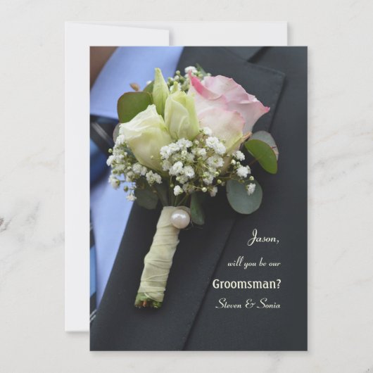 De Boutonniere Vriend Requestkaart Kaart (Voorkant)