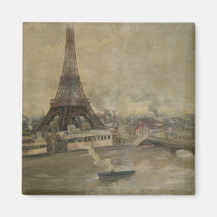 De bouw van de Eiffeltoren Magneet