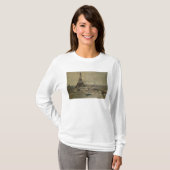 De bouw van de Eiffeltoren T-shirt (Voorkant volledig)