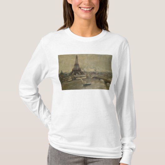 De bouw van de Eiffeltoren T-shirt (Voorkant)