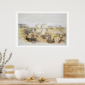 De bouw van de resterende muur nabij Park Street,  Poster (Keuken)