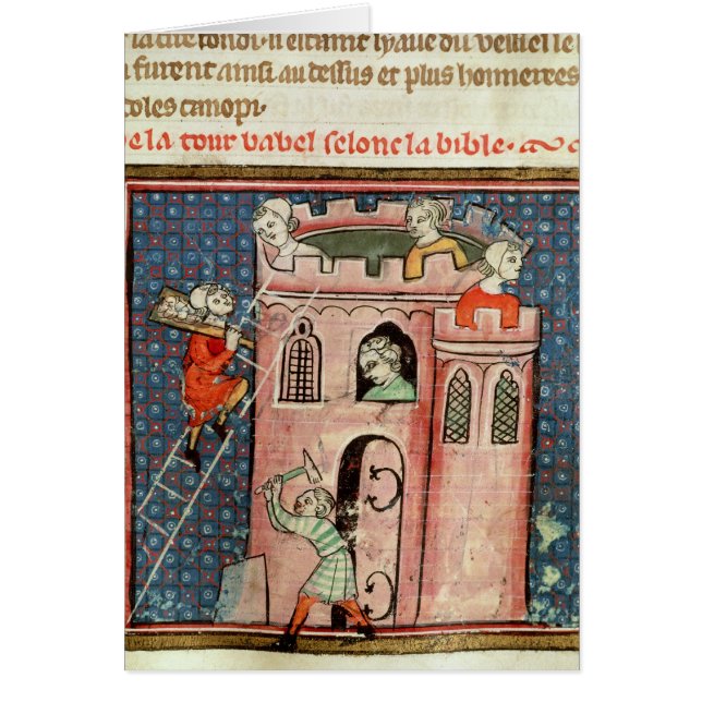 De bouw van de toren van Babel (Voorkant)