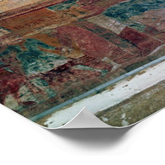 De bouw van de toren van Babel Poster (Hoek)