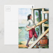 De bouw van een Cabine, Bouw Briefkaart (Voorkant / Achterkant)