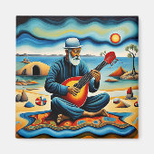 De Bouzouki speler Magneet (Voorkant)