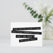 De bovengenoemde Arts heb ik Veelvoudige Briefkaart (Staand voorkant)