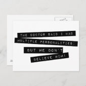 De bovengenoemde Arts heb ik Veelvoudige Briefkaart (Voorkant / Achterkant)