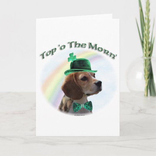 De Bovenkant van de brak van Morn Feestdagen Kaart (Voorkant)