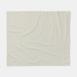 De bovenste afbeelding toont een handdoek met een  fleece deken