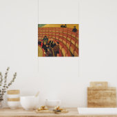 De bovenste cirkel bij het theater du Chatelet Poster (Keuken)