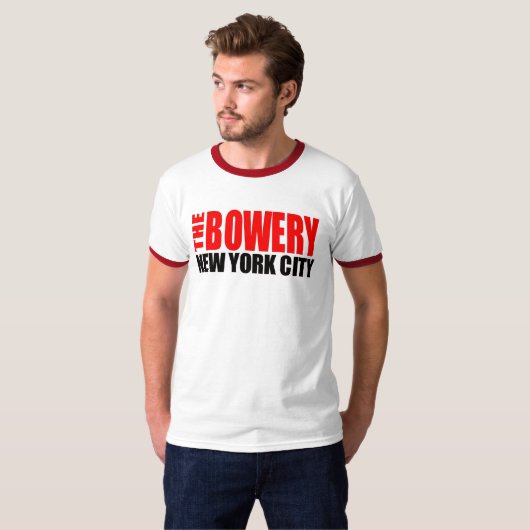 de Bowery T-shirt (Voorkant volledig)