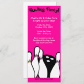 DE BOWLENDE PARTIJ KAN OM HET EVEN WELKE LEEFTIJD  KAART (Voorkant / Achterkant)