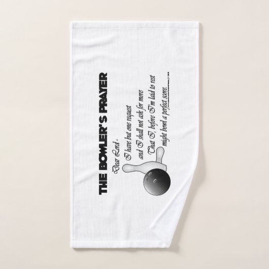 De Bowler's gebed Handdoek (Handdoek)