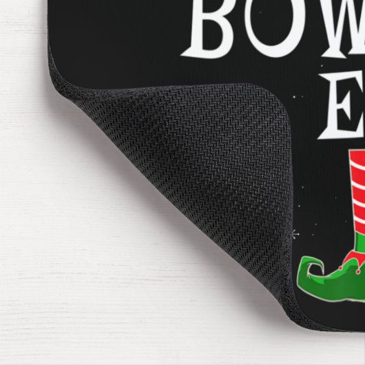 De Bowling Elf Group komt overeen met de kerstbal  Muismat (Hoek)