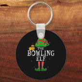 De Bowling Elf Group komt overeen met de kerstbal Sleutelhanger (Voorkant)