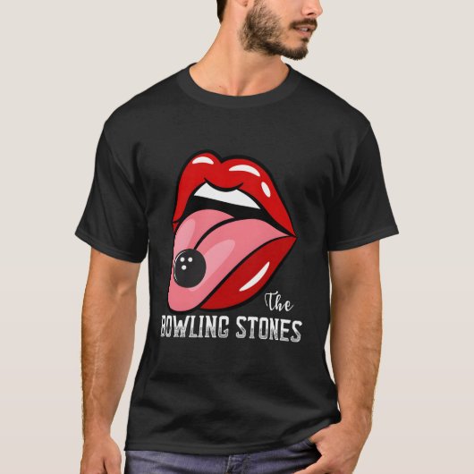 De Bowling Stones -Amusant Beste Bowling Team T-shirt (Voorkant)