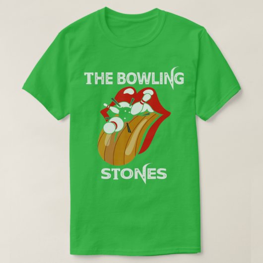 De bowling Stones Funny american Strikes Bowling T-shirt (Design voorkant)