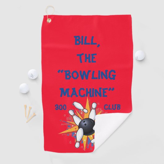 De bowlingmachine bowling handdoek (Insitu)
